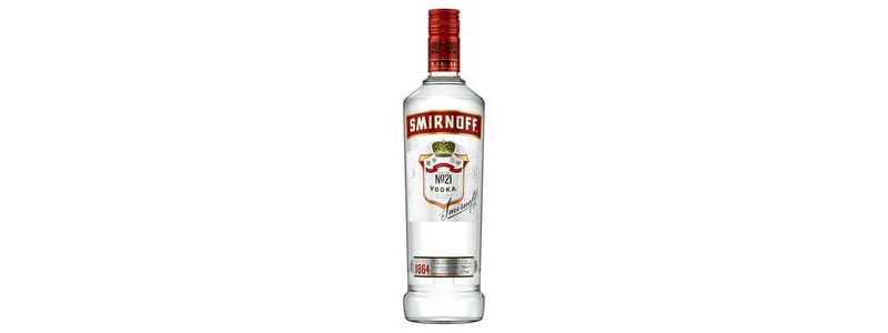 sminroff red label vodka 70cl