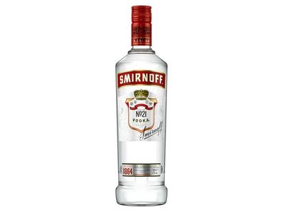 sminroff red label vodka 70cl